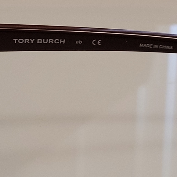 NWT TORY BURCH Bordeaux Rectangular Eyeglasses $200 - Picture 7 of 9